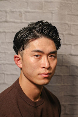 ツーブロ　ニュアンスパーマ