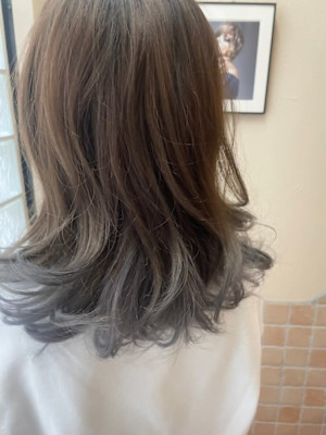 アッシュグラデーションカラー