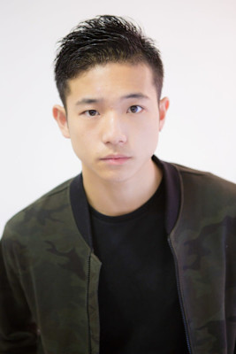 メンズベリーショート×アッシュブラック×30代/40代