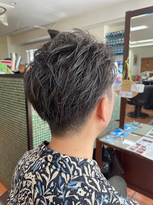 ツーブロックショート