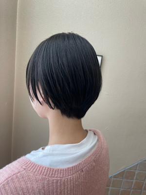 すっきりボブ×骨格補正カット