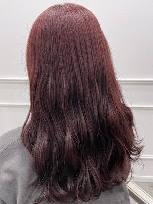 【カラー】ブリーチなしW！チェリーピンク♪_ユウ