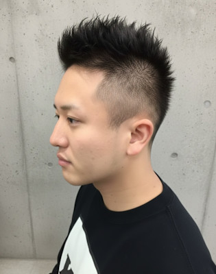 グラデーション刈り上げスタイル