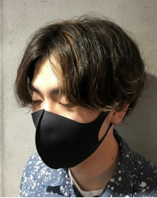 ハイライト　無造作カールスタイル