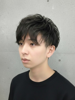 ツーブロック×ソフトマッシュレイヤー