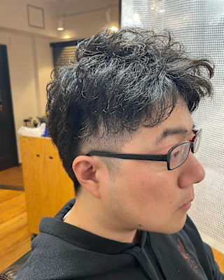 ツーブロック×ニュアンスパーマ