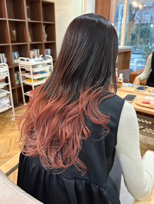 グラデーションカラー/デザインカラー/ピンクカラー