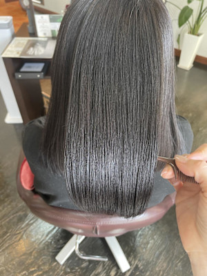 髪質改善ストレート