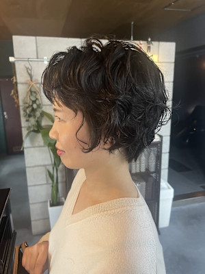 ショートカット×パーマ