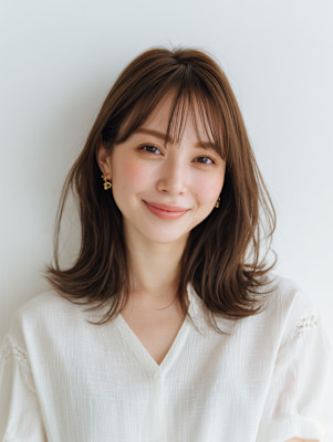 レイヤーカット/イメチェン/外ハネボブ/美髪/髪型