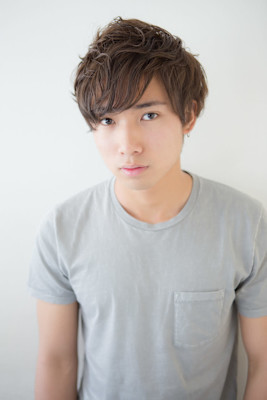 ゆるふわマッシュベースパーマ×アースカラー×30代/40代