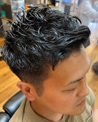 大人気の朝のセットが楽になるパーマ