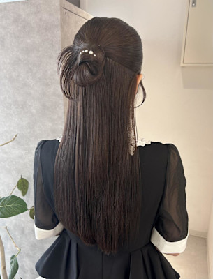 Nanaka/大人ハーフアップカチモリヘアセット