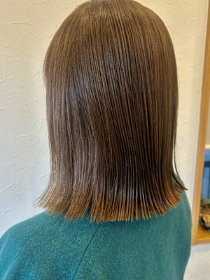 メテオカラー/ナチュラルストレート/ミルクティーブラウン