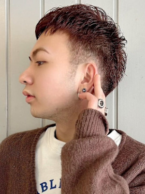 刈り上げ ツーブロック マッシュショート メンズカット