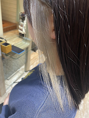 インナーカラー/イヤリングカラー/ベージュ/下赤塚