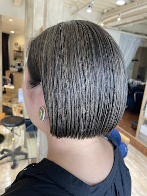 ミニボブ／アッシュグレー/下赤塚