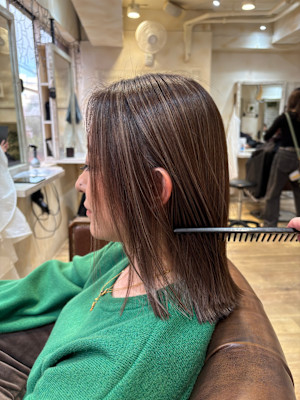 Keita×白髪ぼかしスタイル