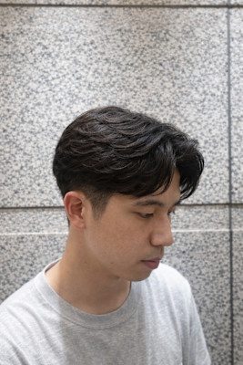 ニュアンスパーマ/日本橋室町/パーマ/メンズ/理容室