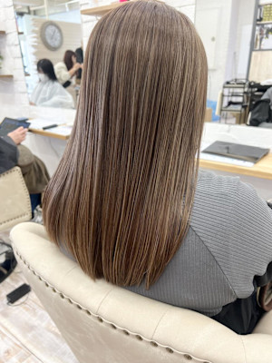 ハイライト/ストレート/ミディアム