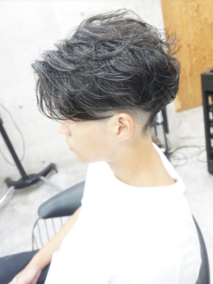 メンズカット/フェザーパーマ