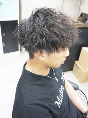 メンズカット/ツイストスパイラルパーマ