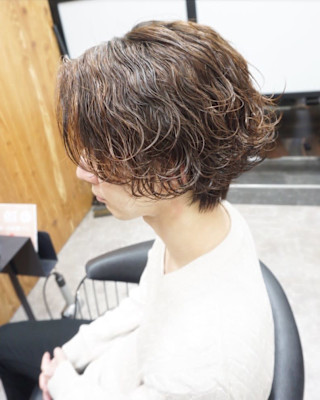 メンズカット/無造作パーマ