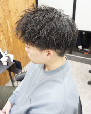 メンズカット/ツイストスパイラルパーマ