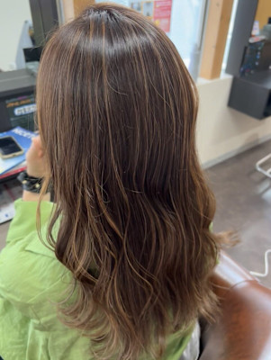 スジ感たっぷりハイライト