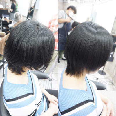 髪質改善縮毛矯正スタイル