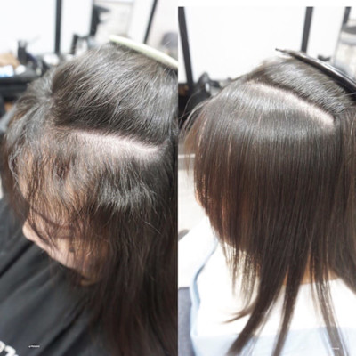 髪質改善縮毛矯正スタイル