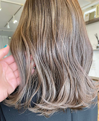 カット＋ハイライトカラー