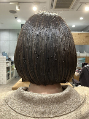 切りっぱなしボブ