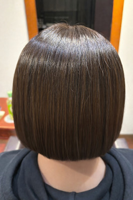 伸ばし途中ボブ