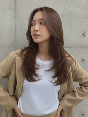 フェイスレイヤー/レイヤーカット/顔まわり/ボブ/新宿/くび