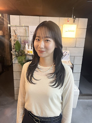 レイヤー × パープルブラウン