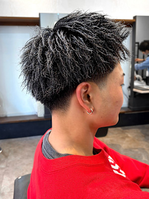 【IRIE 福岡】テーパーフェード×スパイキーショート