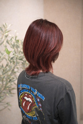 ワインレッド×ウルフレイヤー