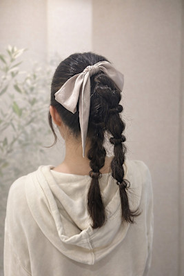 結婚式/お呼ばれ◎ツインポニーテール