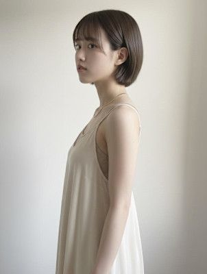 ベーシックな丸ボブ