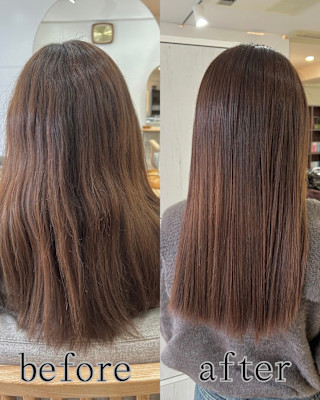 縮毛矯正/ケアストレート