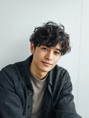 スパイラルパーマ/スペインカール/スパイキーショート