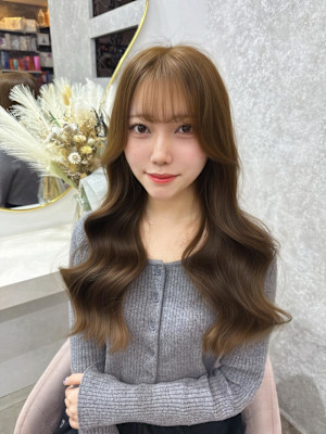 着物/大人ガーリー/似合わせカット/ミディアムレイヤーカット