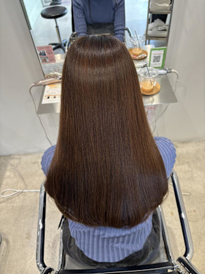 ベージュローレイヤースタイル