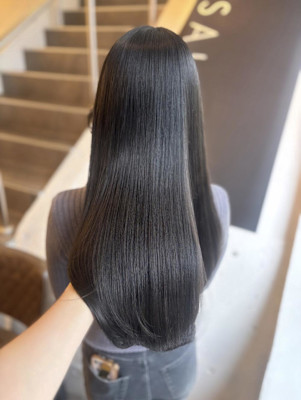 オリーブグレー/赤み消し/髪質改善