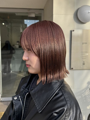 ボブ×チェリーブラウン