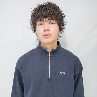 カーリー パーマ マッシュ メンズ