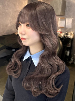 《巴結生》グレージュ/アッシュブラウン/大宮