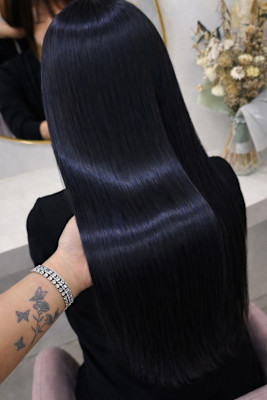 黒髪カタログ/クラゲヘアー/オリーブグレー/ココアベージュ