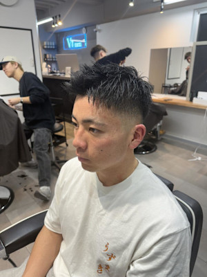 大宮/カット/短髪/毛流れ/センターパート